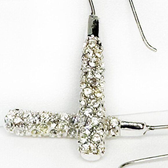 Jewelry - VINTAGE - High End Costume Jewelry - Fishhook Dangle Earrings